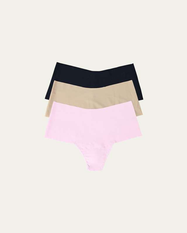 Breathe Hi-Rise Thongs 3-Pack
